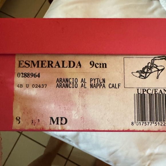 Vintage Emanuel ungaro python heels 8 1/2 - Picture 3 of 4